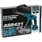 Assur ASR431 21V Şarjlı Basınçlı Oto Yıkama Makinesi - Çift Akülü