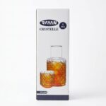 Rayan Crystelle 2 Parça Cam Sürahi ve Bardak Seti