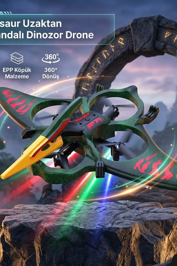 Pterosaur Uzaktan Kumandalı Dinozor Drone Işıklı Oyuncak
