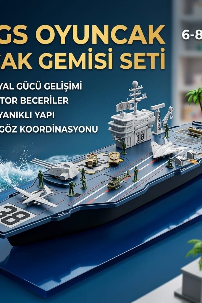 Mgs Oyuncak Uçak Gemisi Seti 6-8 Yaş