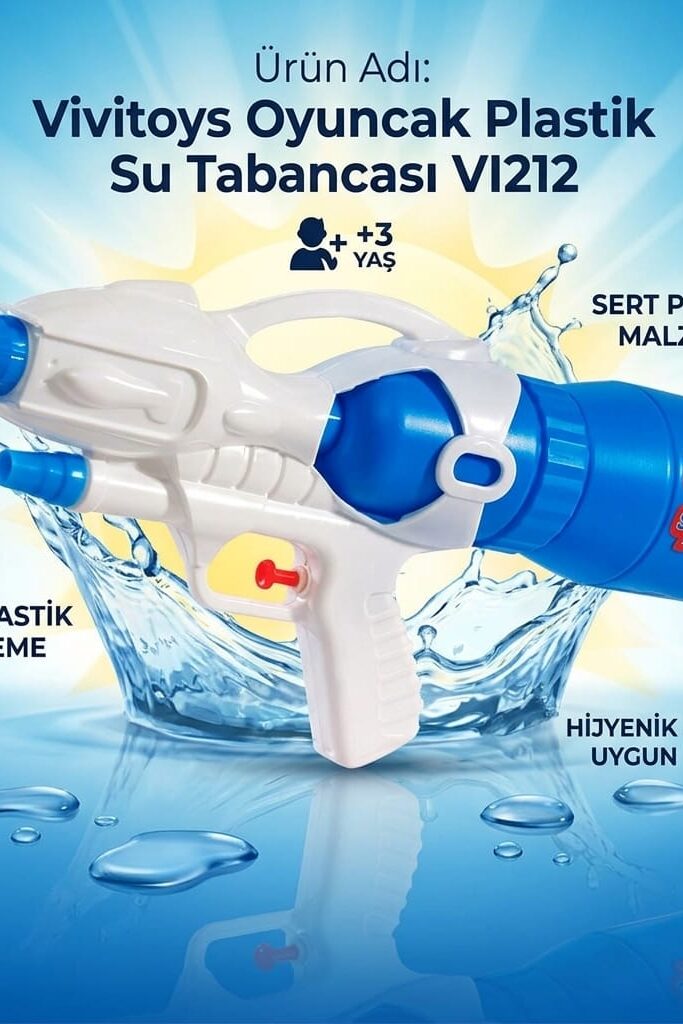 Vivitoys Plastik Su Tabancası 37x17x8 cm VI212