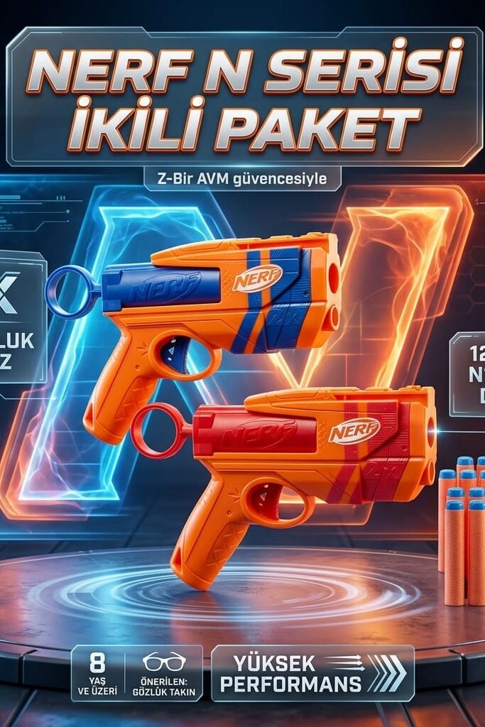Nerf N Serisi İkili Paket - 2 Adet Ward Tabanca