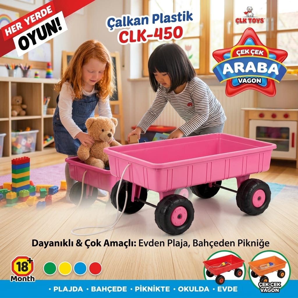 8681900554507-image-1 Çalkan Plastik CLK-450 Çek Çek Vagon