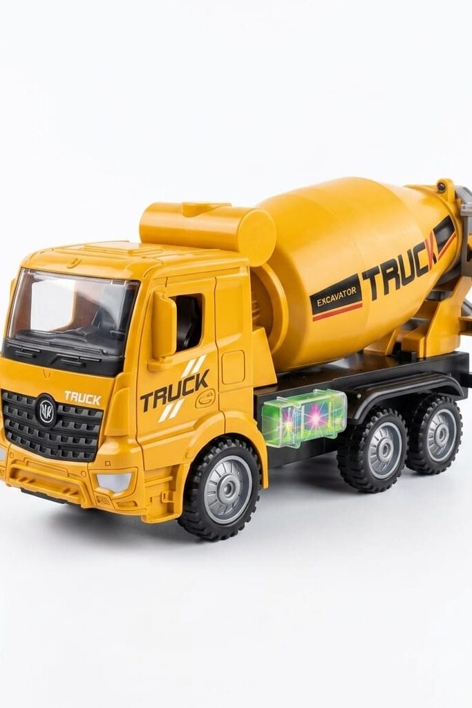 Prestij Pilli Bump'n Go İnşaat Kamyonu ve Beton Mikseri 3 Yaş