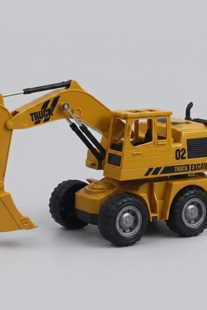 City Truck Uzaktan Kumandalı Şarjlı Tekerlekli Ekskavatör İş Makinesi