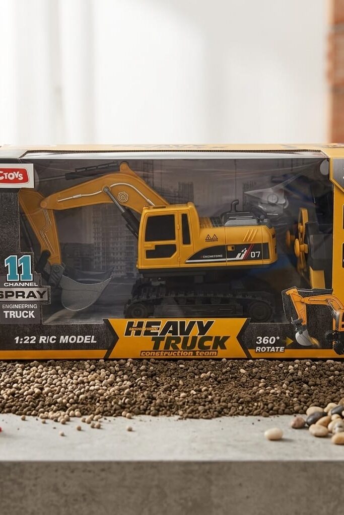 CTOYS Uzaktan Kumandalı Buharlı Ekskavatör 1:22 Ölçekli RC Oyuncak