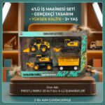 Prestij 99852-20 Kutu İçi 4'lü İş Makineleri Seti