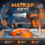 Ceren Oyuncak Sesli ve Dönebilen Elektrikli Çocuk Matkap Seti ve Tamir Çantası