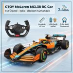 Ctoy Formula 1 Mclaren MCL38 Uzaktan Kumandalı Araba 1:12 Ölçekli