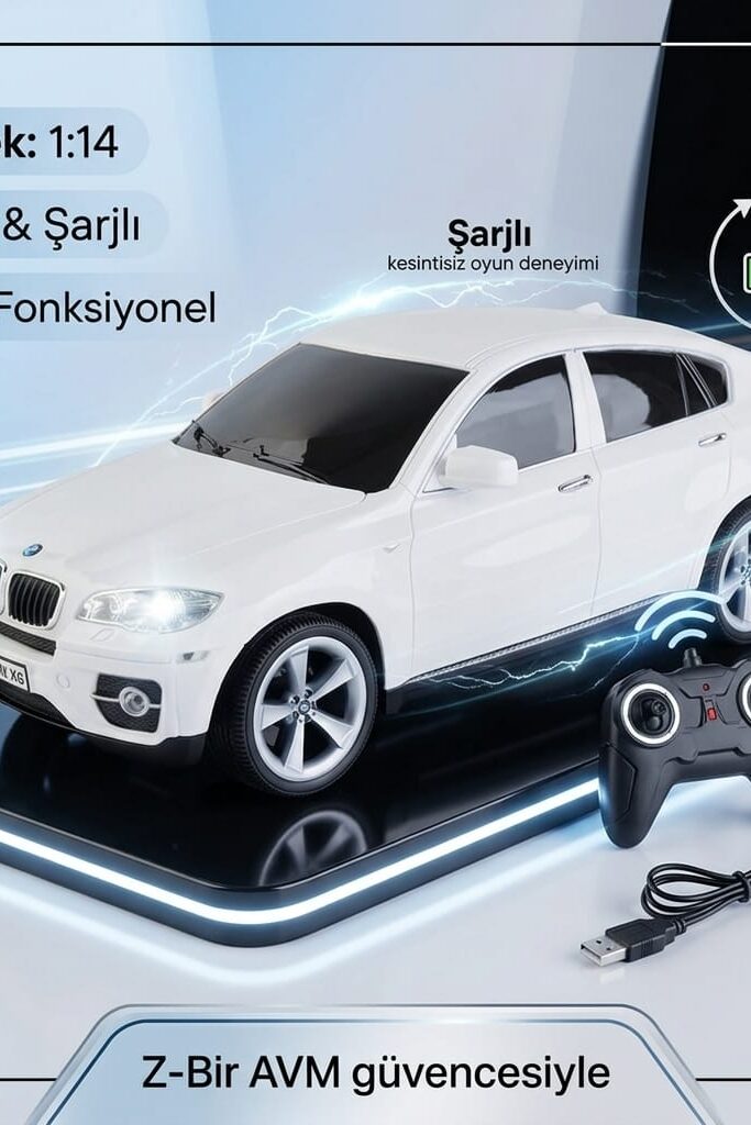 CTOYS BMW X6 1:14 Uzaktan Kumandalı Işıklı Şarjlı Oyuncak Araba