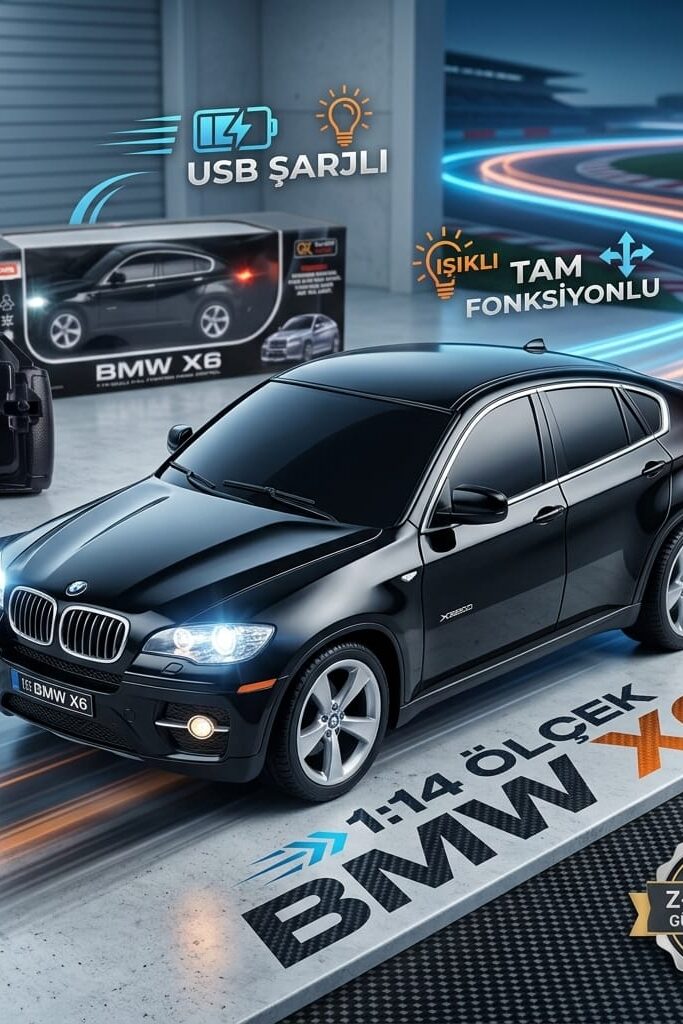 CTOYS BMW X6 1:14 Uzaktan Kumandalı Işıklı Şarjlı Oyuncak Araba
