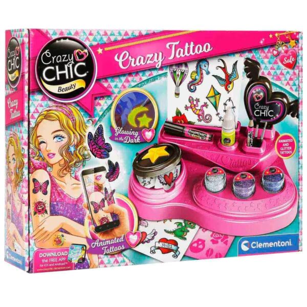 Clementoni Crazy Chic Çılgın Dövmeler Seti
