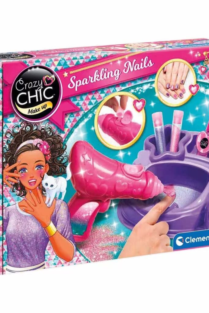 Clementoni Crazy Chic Işıldayan Tırnaklar Simli Tırnak Süsleme Seti