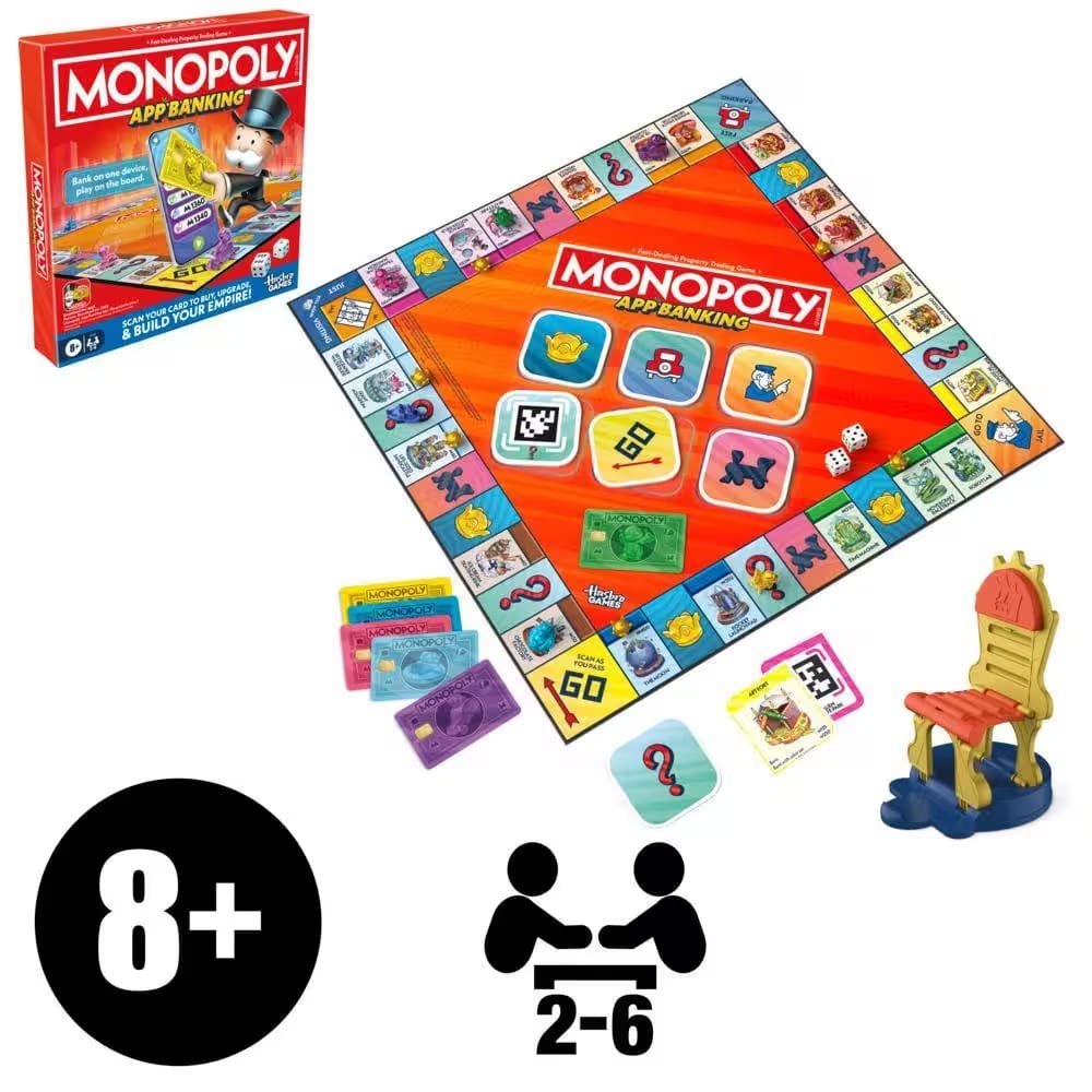 Hasbro Monopoly Dijital Bankacılık Uygulama Destekli Kutu Oyunu