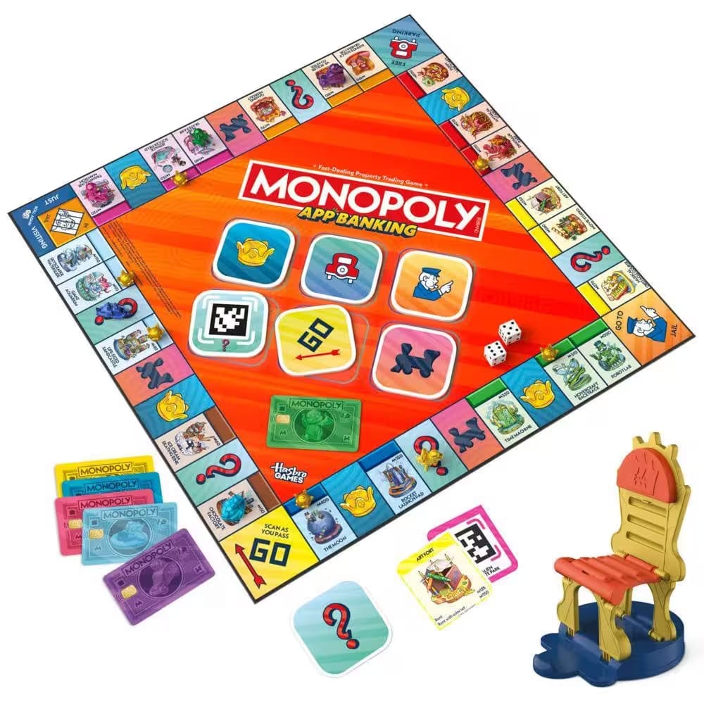 Hasbro Monopoly Dijital Bankacılık Uygulama Destekli Kutu Oyunu