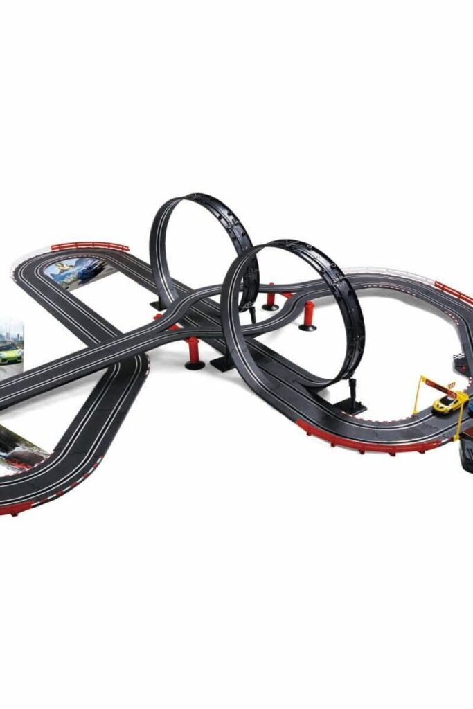 Sunman 1:43 Slot Racing Kumandalı Işıklı Yarış Pisti Seti