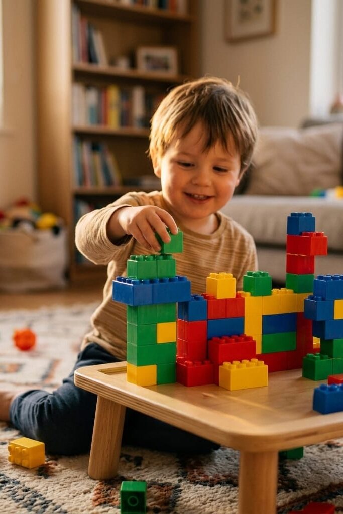Happy Blocks 48 Parça Silindir Bloklar Eğitici Zeka ve İnşa Oyun Seti BMT-101