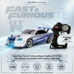 Jada Toys Fast & Furious Nissan Skyline GT-R R34 1:10 Uzaktan Kumandalı Drift Arabası