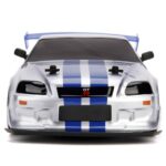 Jada Toys Fast & Furious Nissan Skyline GT-R R34 1:10 Uzaktan Kumandalı Drift Arabası