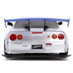 Jada Toys Fast & Furious Nissan Skyline GT-R R34 1:10 Uzaktan Kumandalı Drift Arabası