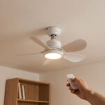 ELiTLED 5 Kanatlı Uzaktan Kumandalı LED Işıklı Tavan Vantilatörü 52 cm