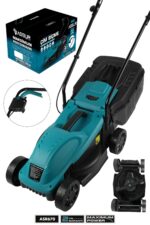 Assur 1200W Elektrikli Çim Biçme Makinesi 30 Litre Hazneli