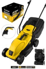 Assur 1200W Elektrikli Çim Biçme Makinesi 30 Litre Hazneli