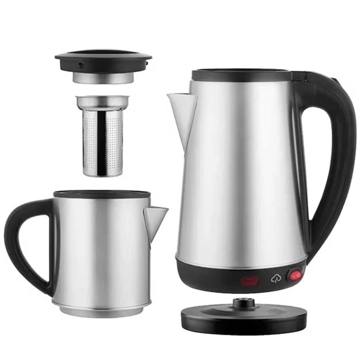 Crown CRW-2201 1800W 2.6 Litre Inox Çay Makinesi