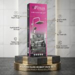 Wilhan Kare Robot Duş Seti Paslanmaz Modern Banyo Duş Başlığı