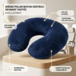 Wikro Polar Boyun Destekli Seyahat Yastığı Koyu Lacivert