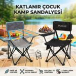 Çocuk Kamp Sandalyesi Katlanır Portatif