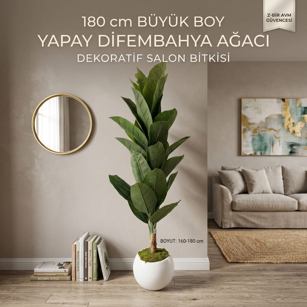 ASEL-332 Yeşil Difembahya Ağaç 180 cm