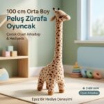 100 cm Orta Boy Peluş Zürafa Oyuncak