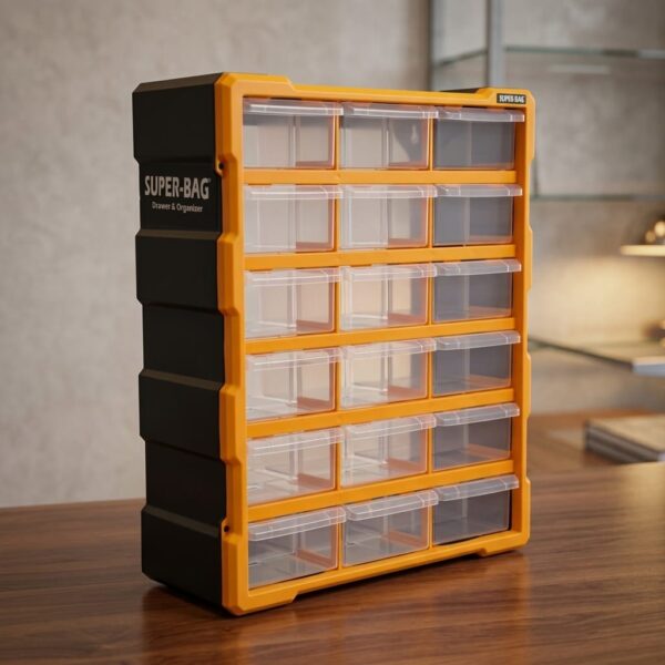 Super Bag ASR-6002 18'li Çok Amaçlı Çekmeceli Organizer