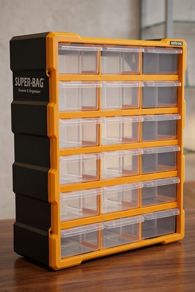 Super Bag ASR-6002 18'li Çok Amaçlı Çekmeceli Organizer