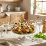 Misswell 24 cm Cam Salata Kasesi - Şık Sunum ve Servis Kasesi