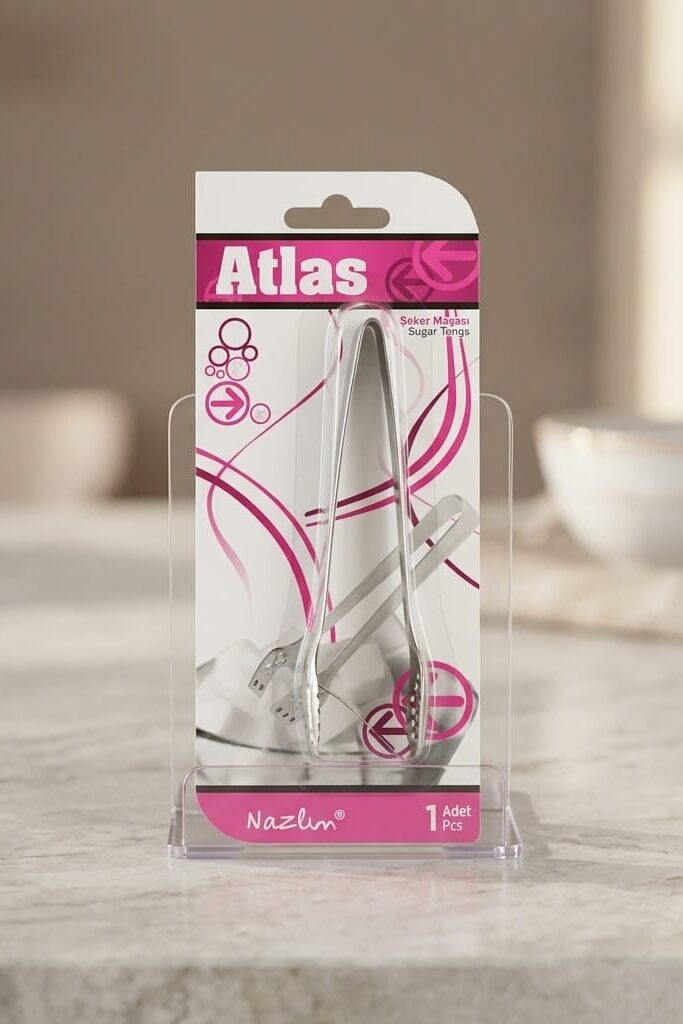 Atlas Nazlı Metal Şeker Maşası 1 Adet
