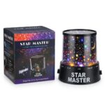 Star Master Siyah Gökyüzü ve Yıldız Yansıtmalı Projektör Gece Lambası (KM-02)
