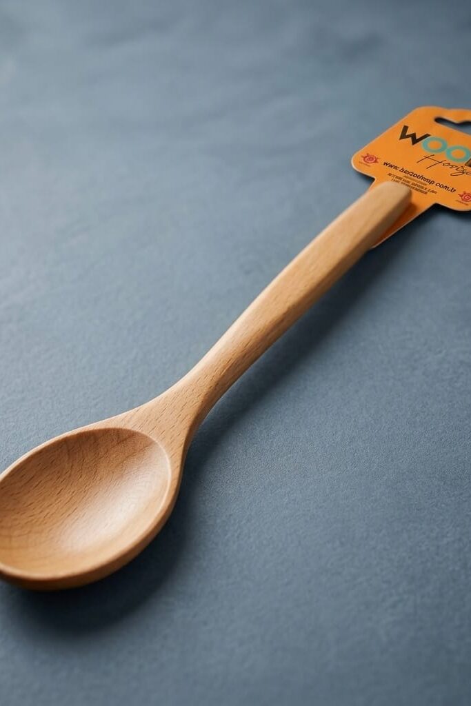 Wood Horizon 27 cm Cilalı Ahşap Kaşık