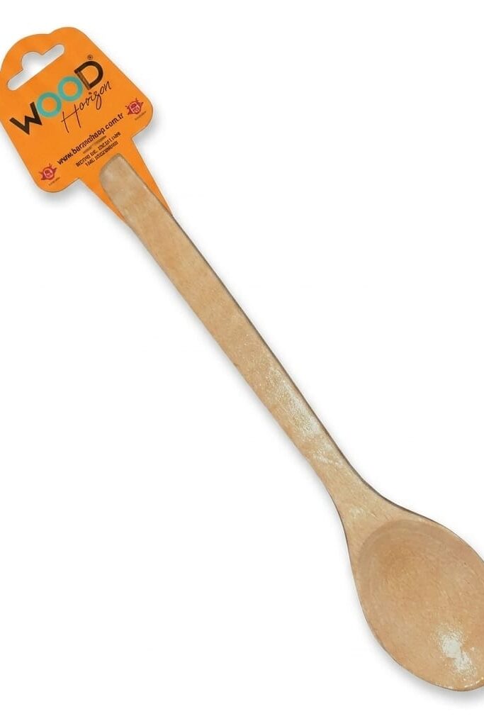 Wood Horizon 27 cm Cilalı Ahşap Kaşık