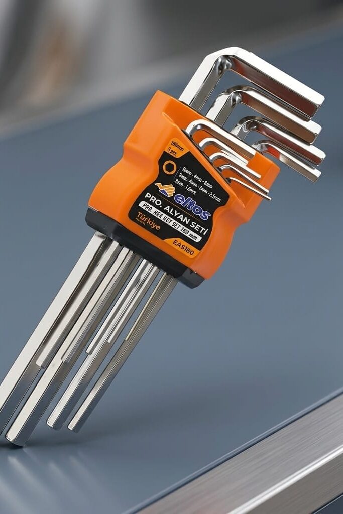 Eltos Profesyonel 9 Parça 180 mm Alyan Anahtar Seti