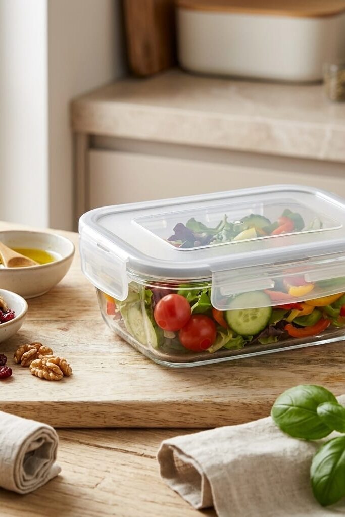 LAV Fresco Beyaz Kapak Saklama Kabı 800cc
