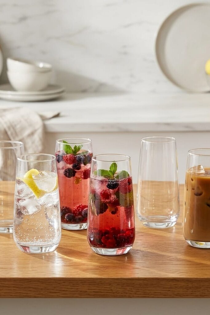 LAV Lal 6'lı Meşrubat Bardağı Seti 480 ml