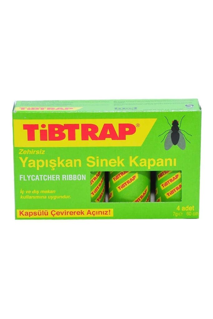 Tibtrap Yapışkan Sinek Kapanı 4'lü Paket